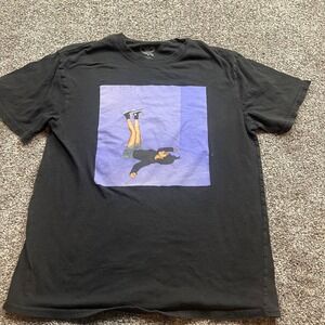 OR Collection T Shirt Mens M Black Graphic Front Short Sleeve Cotton